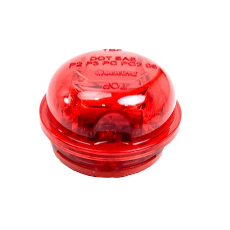 Truck-Lite High Profile, Led, Red Round, 8 Diode, Marker Clearance Light, Pc, Pl-10, 12V, Bulk 30275R3